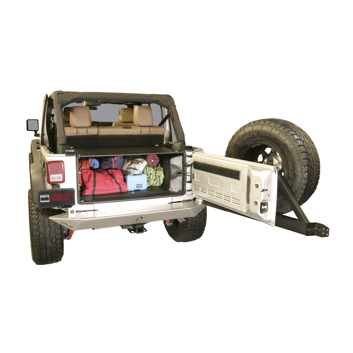Cargo Enclosure - Tuffy Security Products | Standard for Jeep Wrangler JK Unlimited | 2011-2018