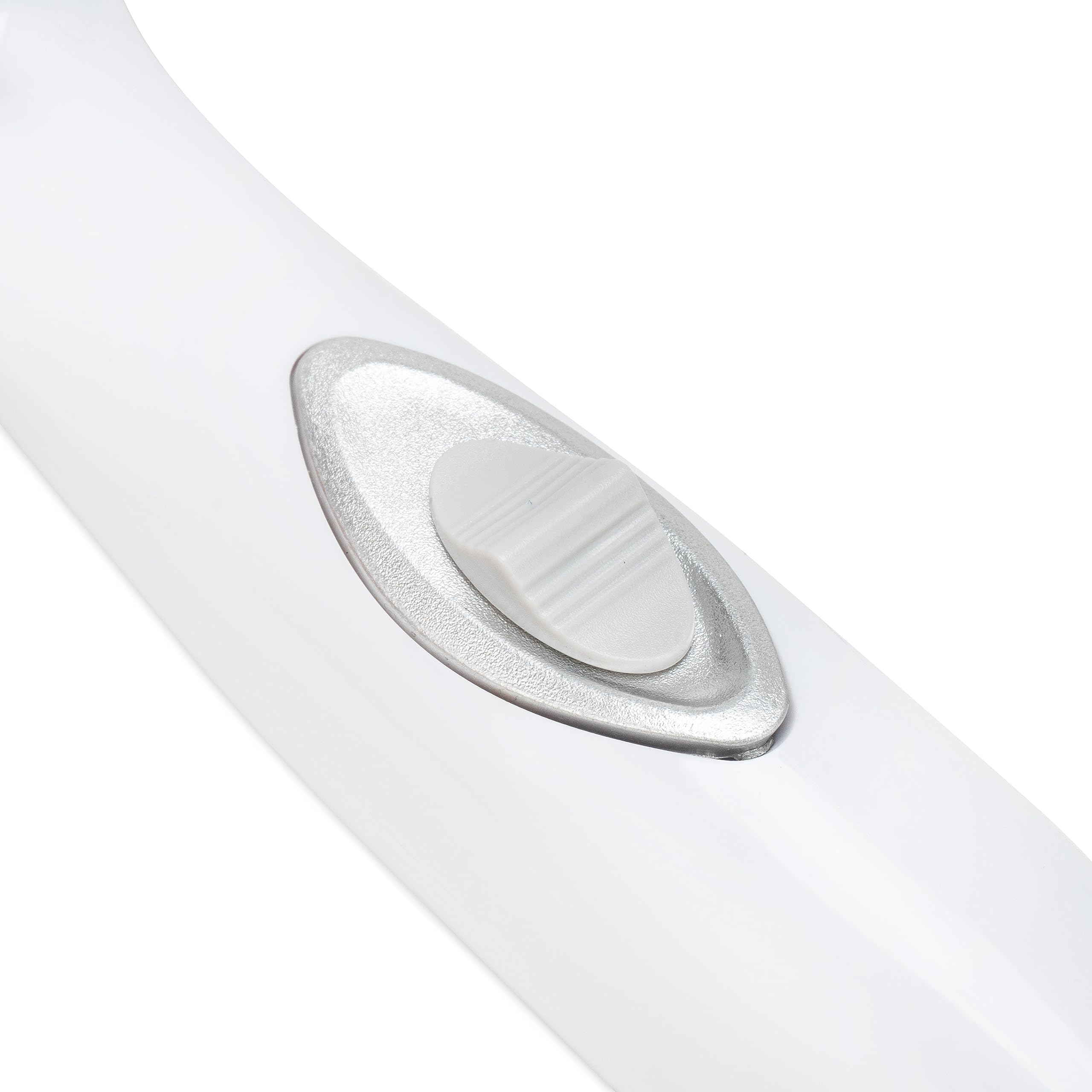 Camco Shower Head RV - Features Convenient On/Off Switch & 5 Different Spray Patterns - Designed to Conserve Potable Water - Simple to Clean w/Rubber Spray Tips - White (43711)