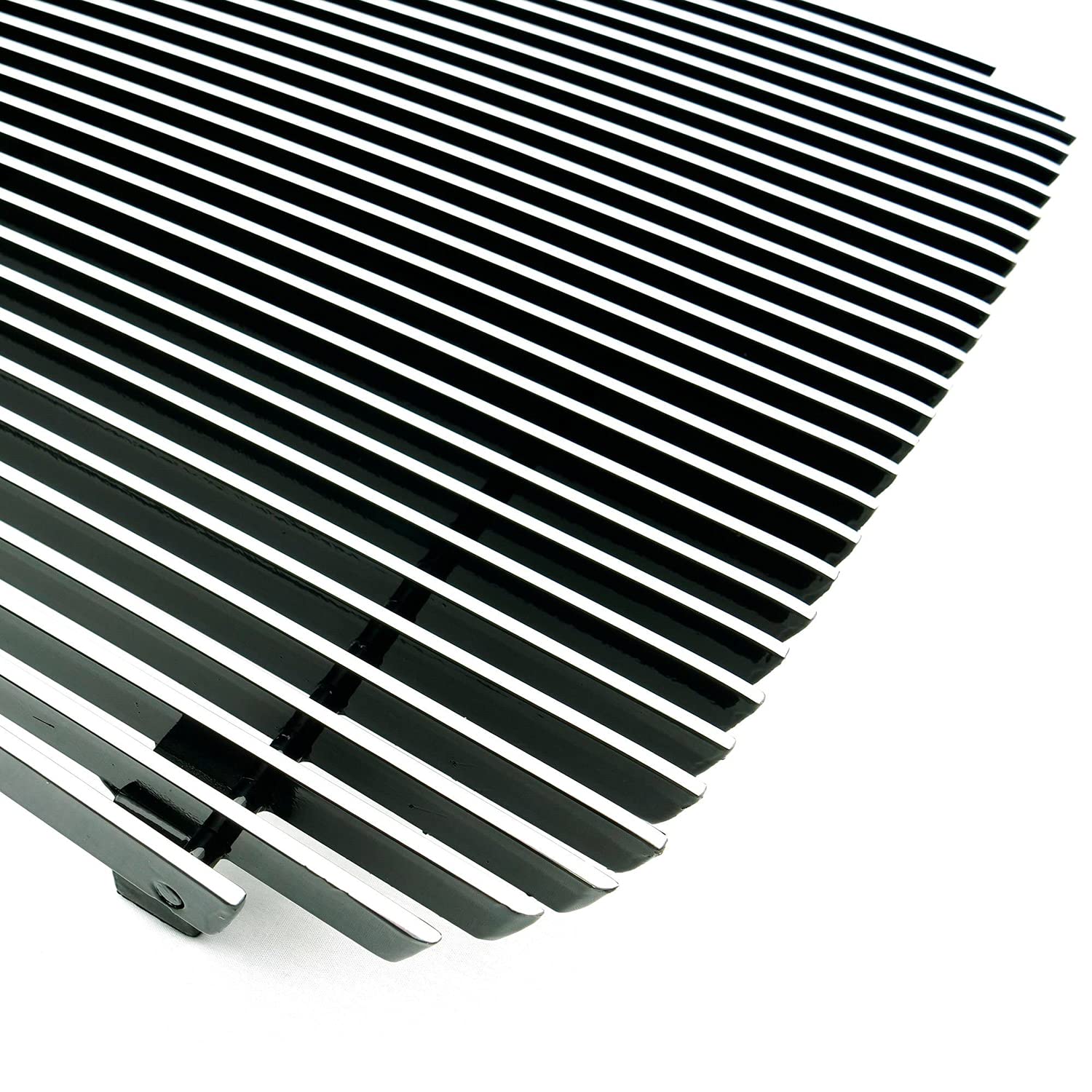 T-Rex Grilles 2015-2019 Sierra HD Billet Grilles, Polished, 1 Pc, Insert - PN #20211, Black