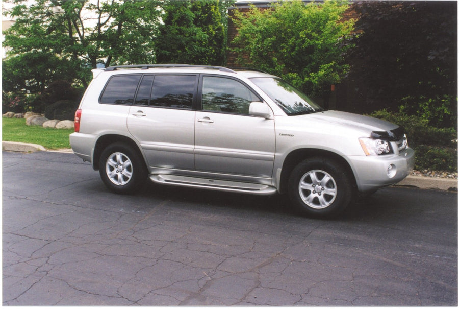 Owens Products Glastep 2134 Custom Molded Fiberglass Gray Running Boards 01-07 Toyota Highlander, 1 Pack