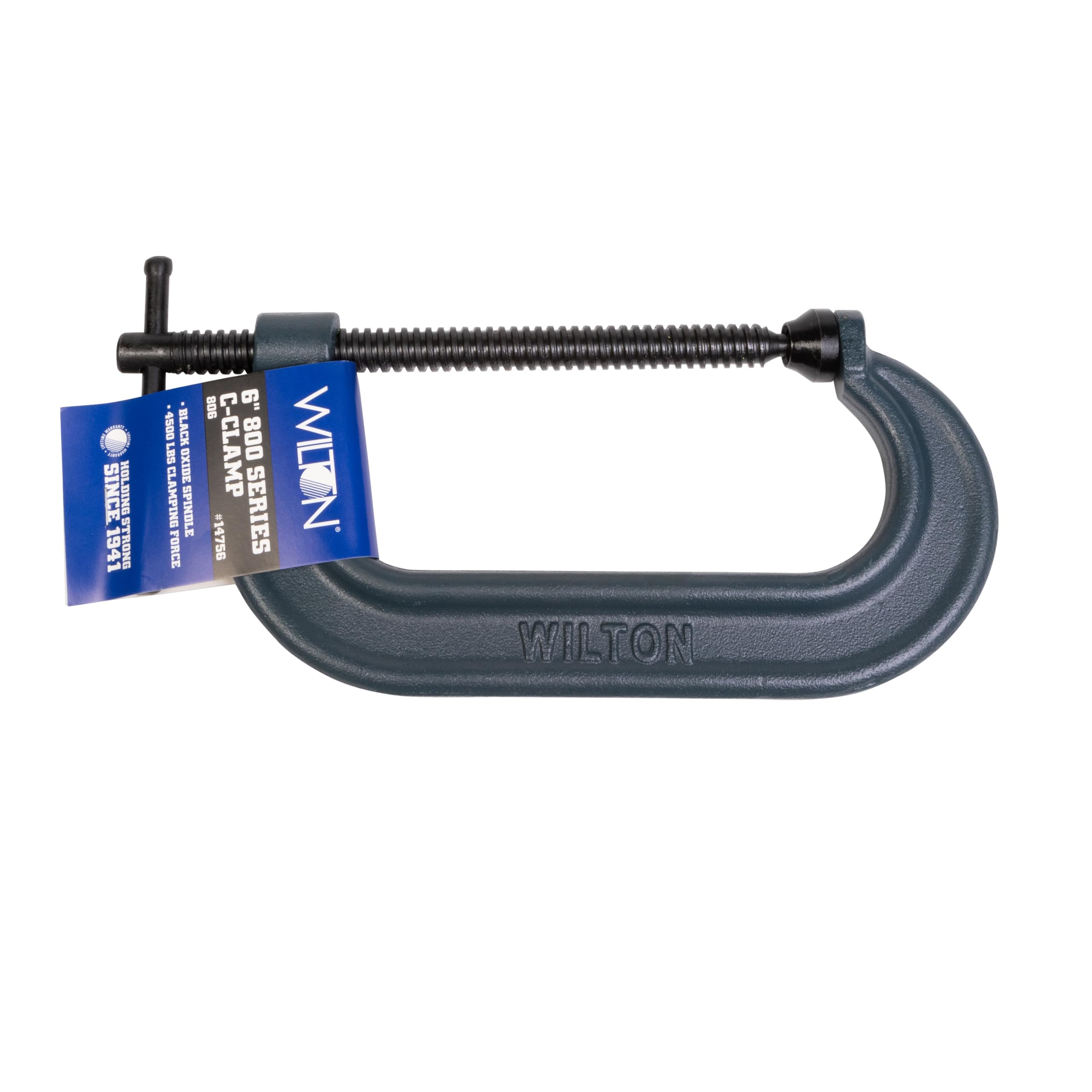 C-Clamp Wilton, 6" Opening, 2-15/16" Throat, 4500 Lbs. Clamping Force (Model 806)