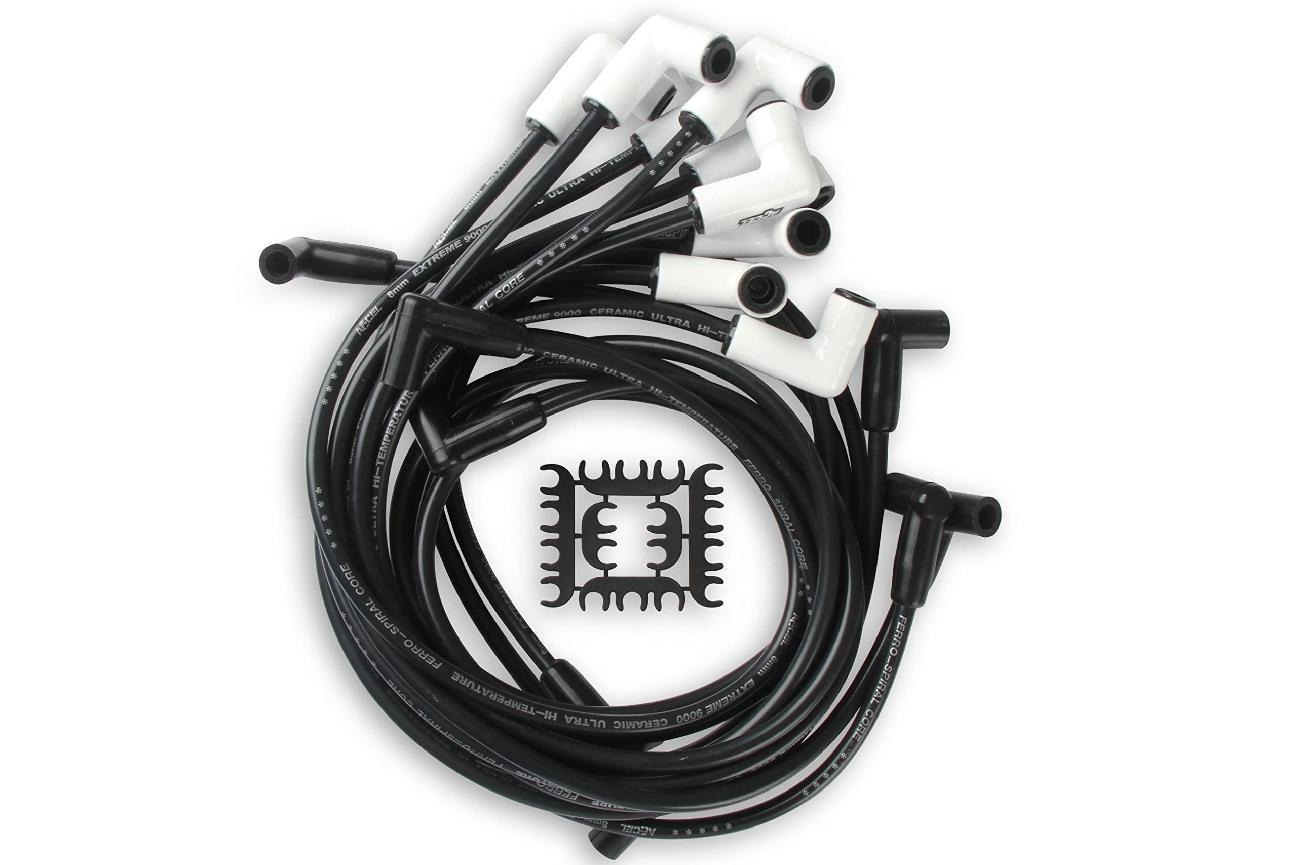 9018C ACCEL Extreme 9000 Spark Plug Wire Set Ceramic Boot