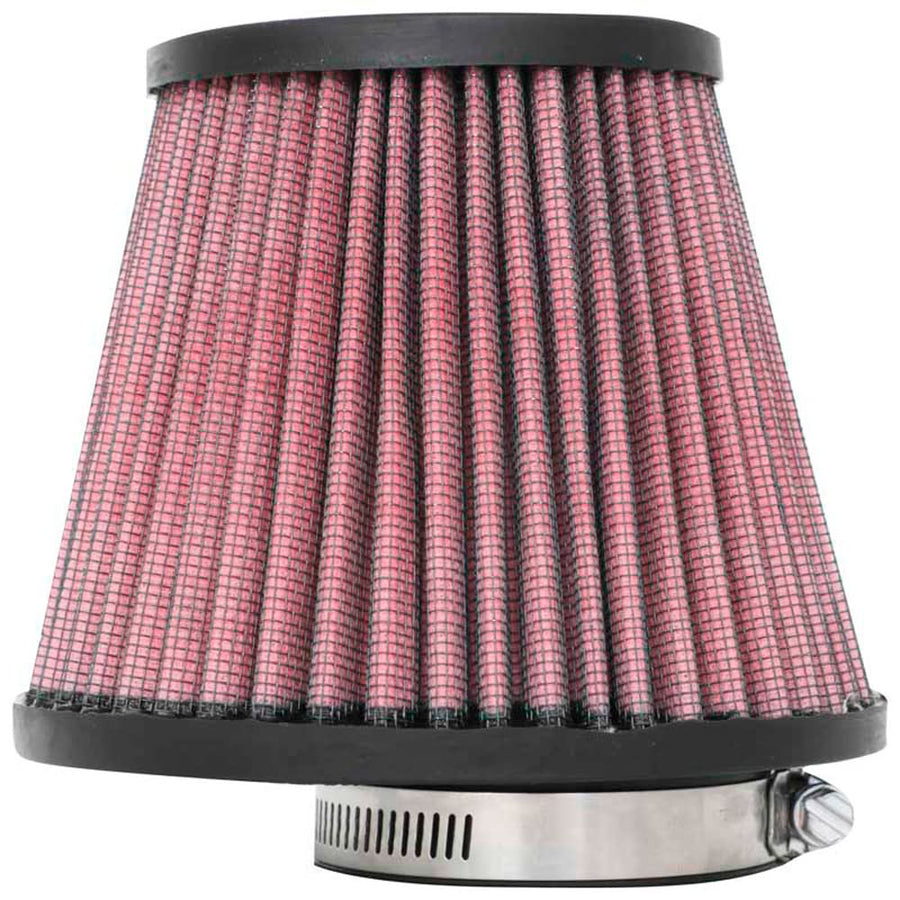 K&N Original High-Flow Lifetime Universal Clamp-On Air Filter: Performance, Premium, Washable: Flange Diameter: 2.375 In, Filter Height: 4.34 In, Flange Length: 0.75 In, Shape: Round Tapered, RU-8490
