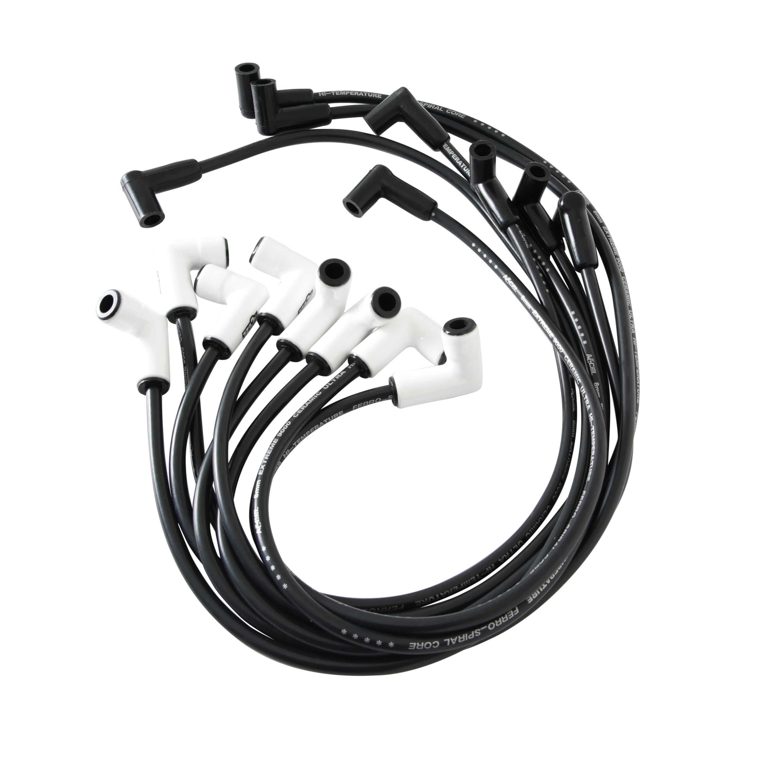 Extreme 9000 ACCEL 9011C Spark Plug Wire Set Ceramic Boot