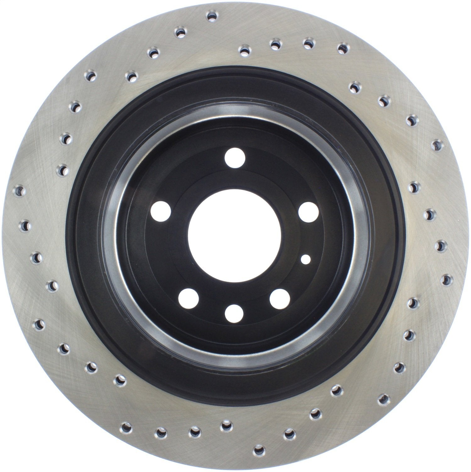StopTech Sport 128.38015L Cross Drilled Brake Rotor (Rear Left), 1 Pack