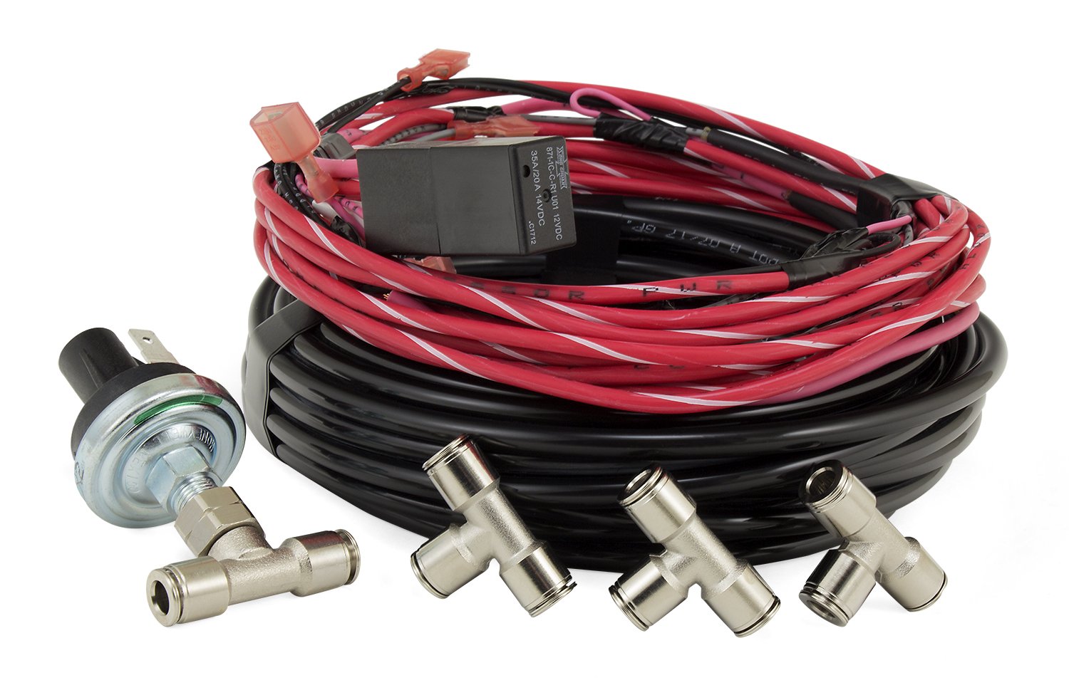 Air Lift Single LoadController On-Board Air System with Heavy-Duty Compressor - 25854