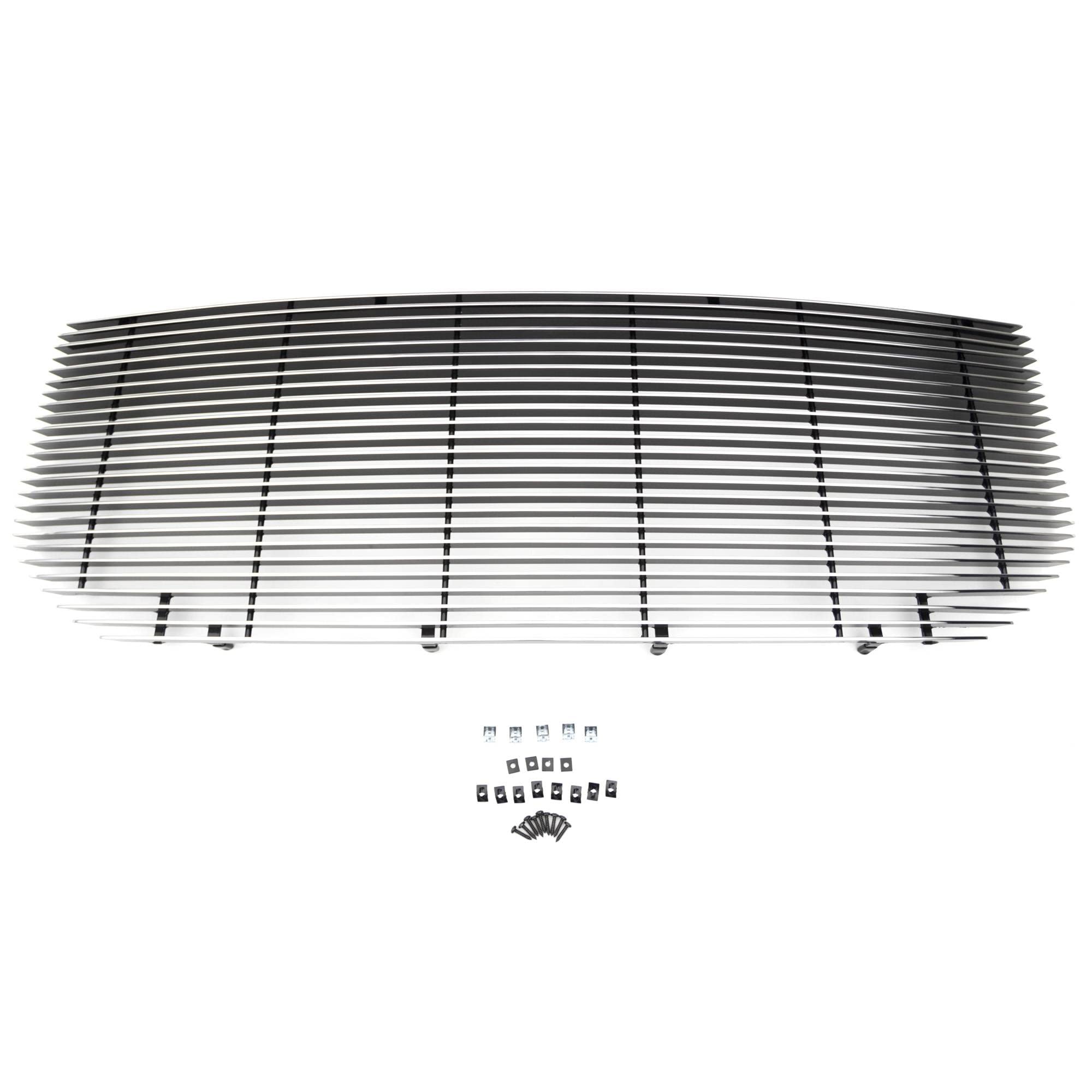 T-Rex Grilles Laser Billet Grille, 2016-2018 Sierra 1500, Polished, 1 Pc, Insert, without Logo Cutout - PN #6202140, Black