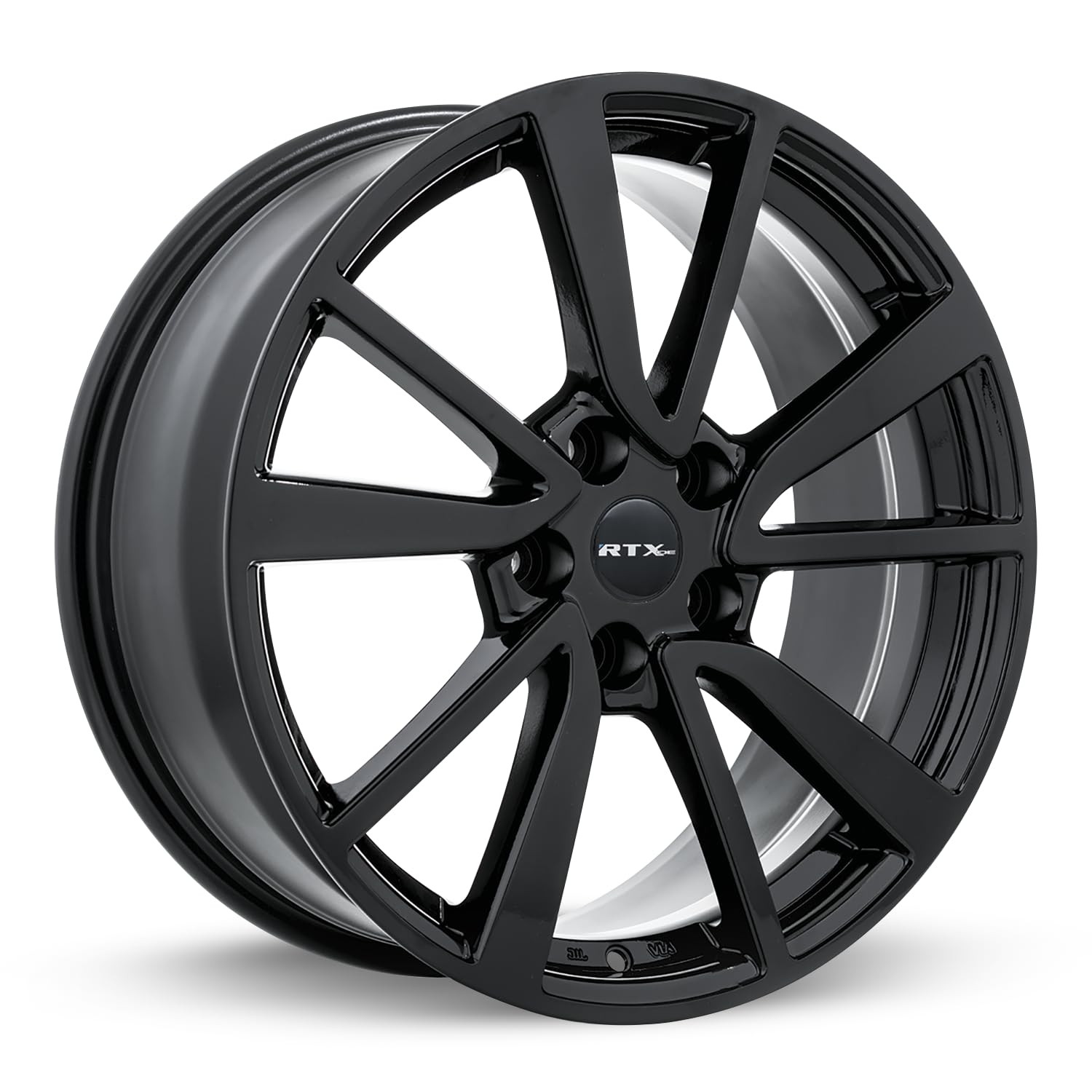 ROGUE RTX Custom Wheel - 18x8, 35 Offset, 5x114.3 Bolt Pattern, 66.1mm Hub - Gloss Black Rim