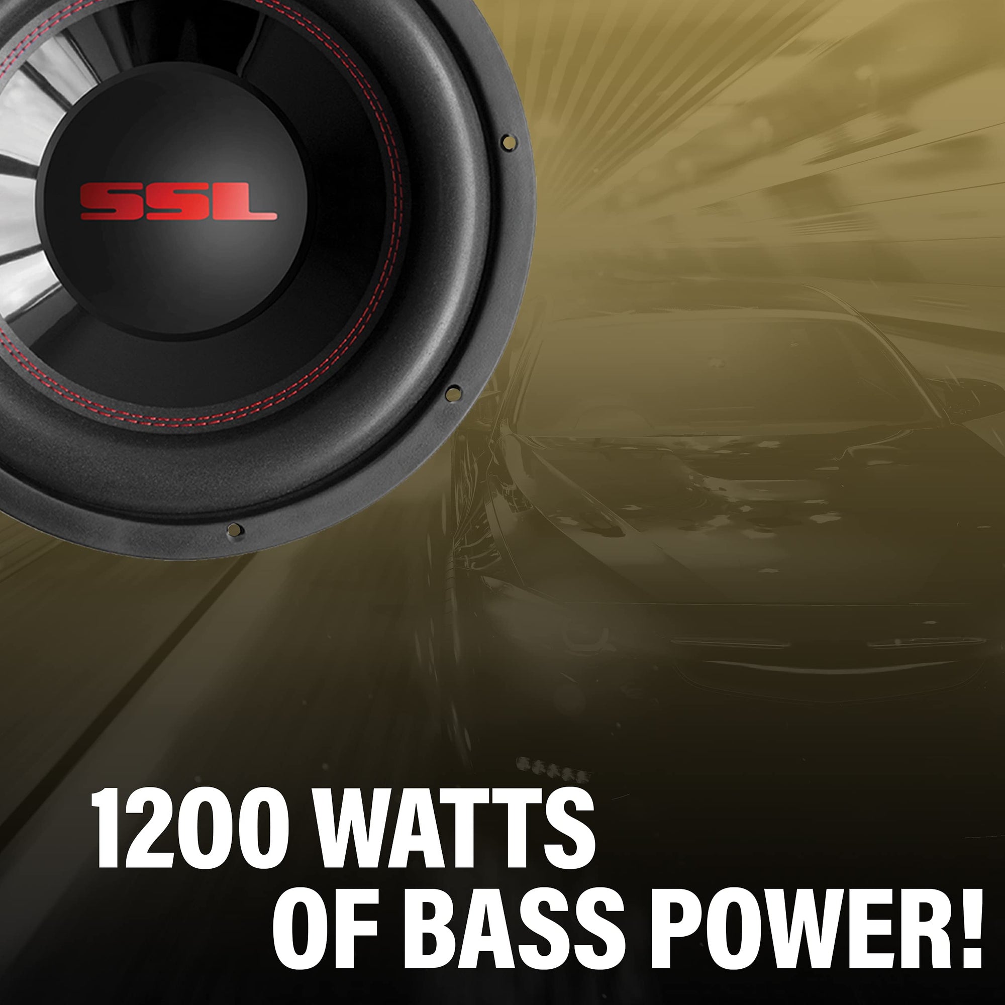 CG12D Sound Storm Laboratories 12 Inch Car Subwoofer - 1200 Watts Maximum Power, Dual 4 Ohm Voice Coil, Sold Individually
