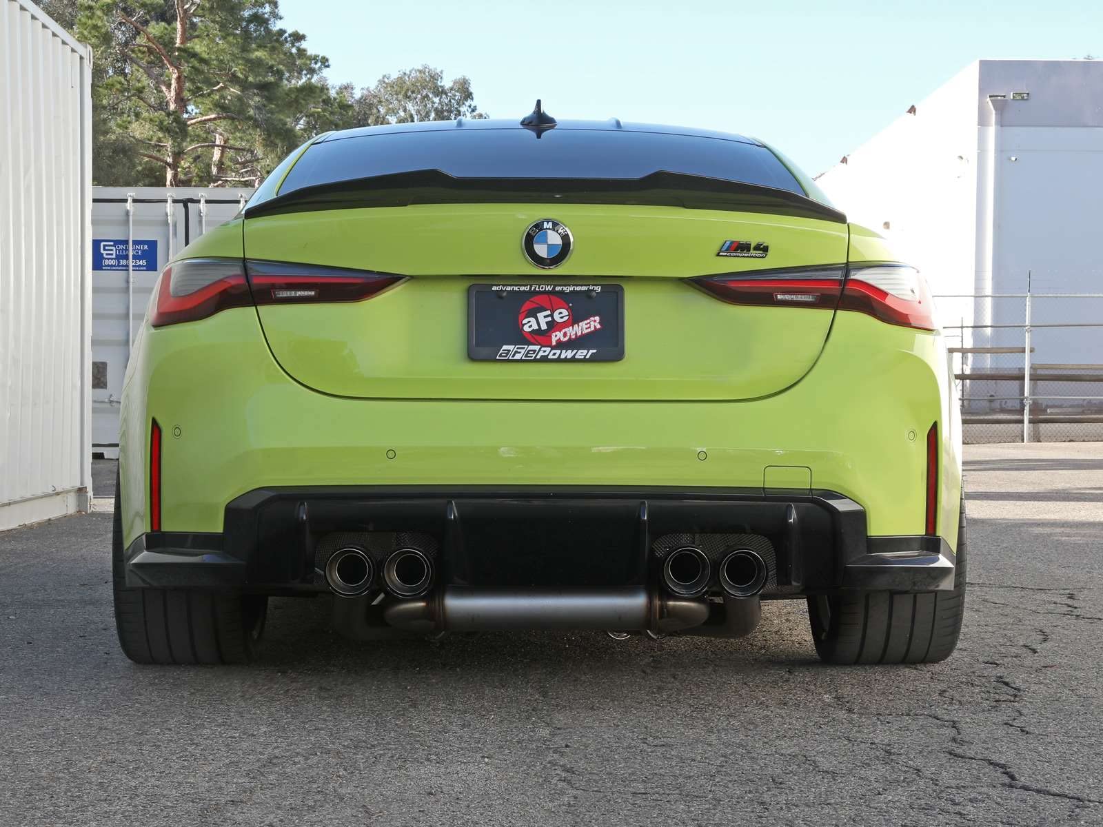 aFe Power 3 IN to 2-1/2 IN MACH Force-Xp Stainless Steel Cat-Back Exhaust System Carbon Fit BMW M3/M4 (G80/82) 21-22 L6-3.0L (tt) S58 49-36351-C