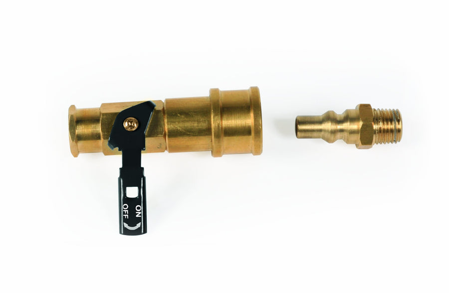 Quick Connect Kit Camco 59853 - Valve & Full Flow Plug