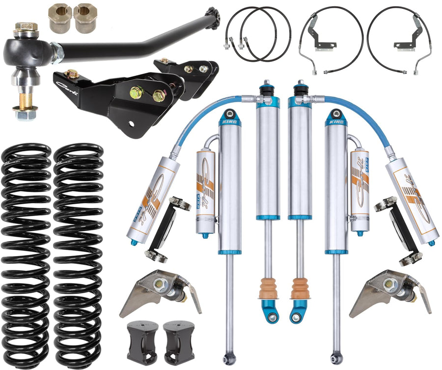 Dominator Carli 3.0 System, 4.5/5.5″ Lift, 2017-22 Ford F250/F350, Diesel, 4x4