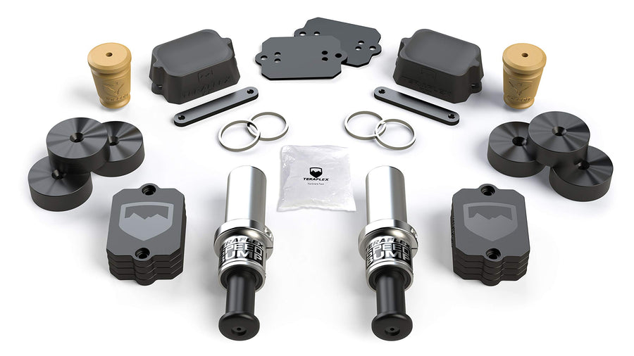 TeraFlex JL/JLU SpeedBump Front & Rear Falcon Progressive Bump Stop Kit (0-4.5” Lift)