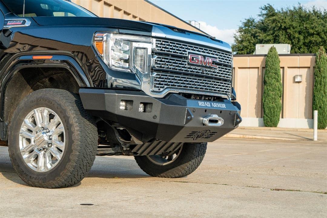 Front Bumper Road Armor 3152DF-B0-P2-MR-BH-B Fits Chevrolet Silverado 2500 HD
