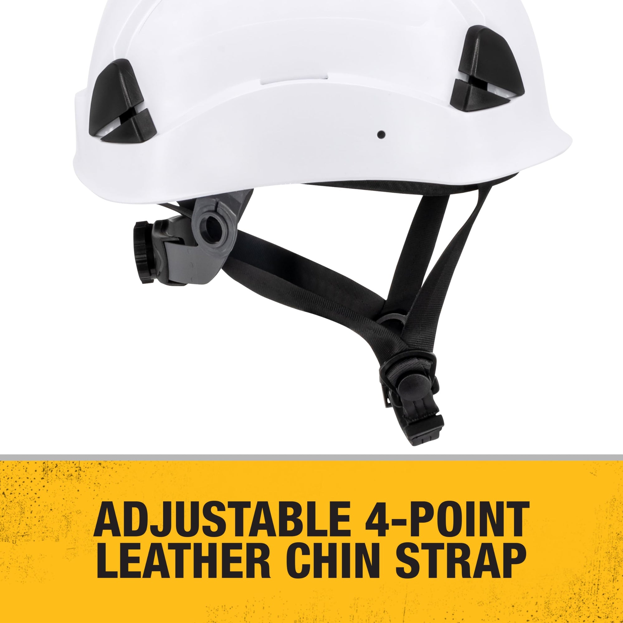 Type II DEWALT DPG22V White Class C 4-Point Ratcheting Vented Safety Helmet