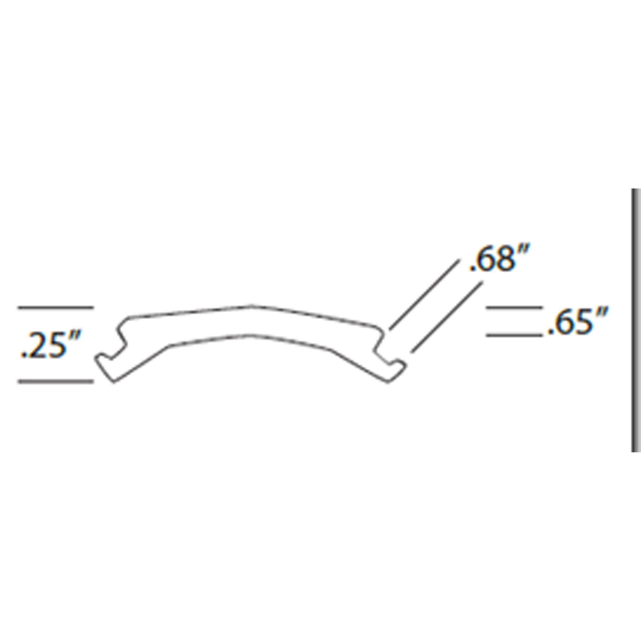Polar White AP Products 011-398 Flexible Vinyl Screw Cover