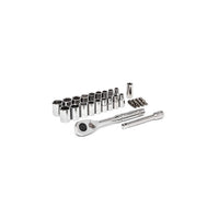 Crescent 1/4" Drive 25 Pc SAE/Metric Mechanics Tool Set - CSWS1C