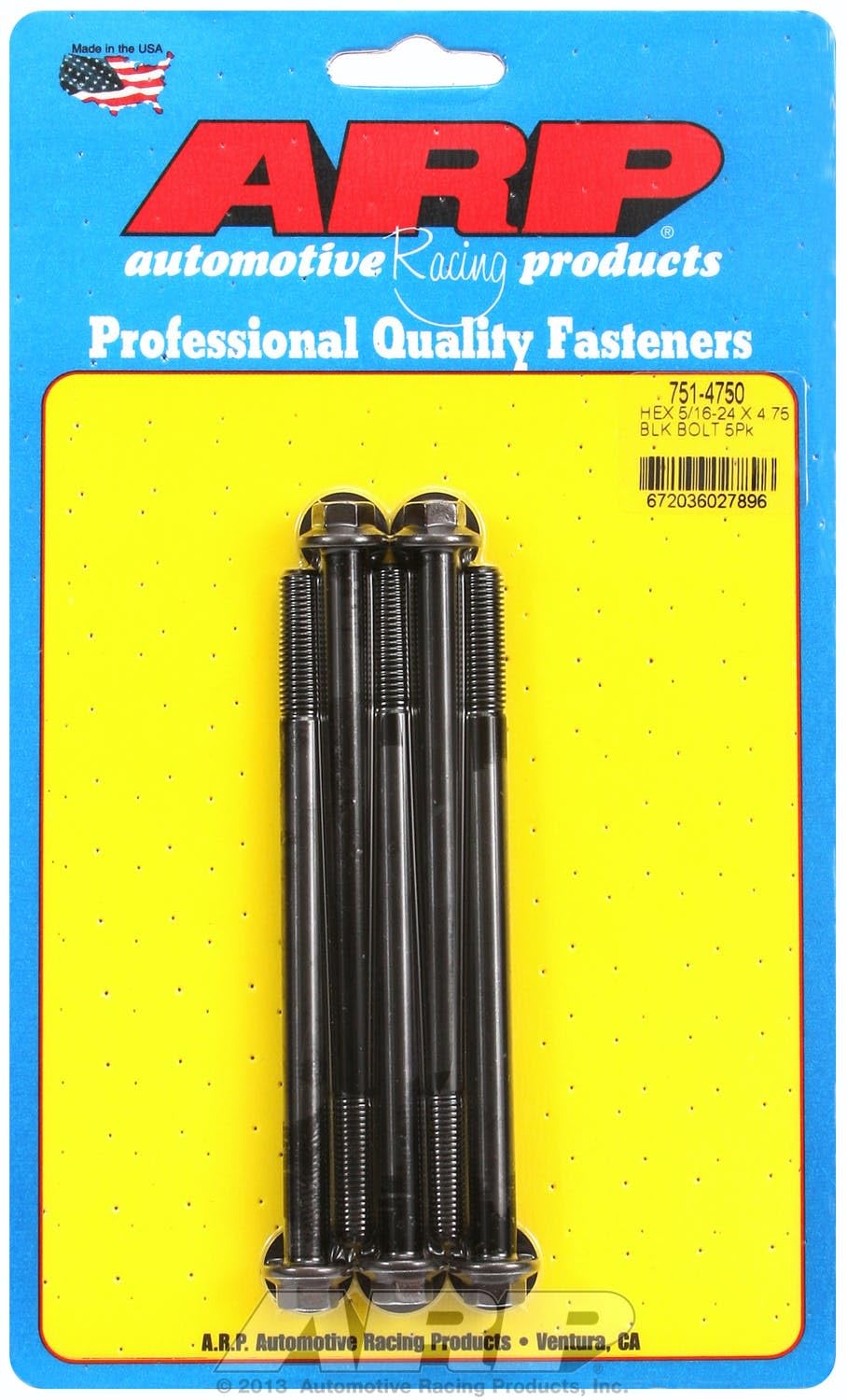 Hex ARP (751-4750) Oxide Bolt, Black