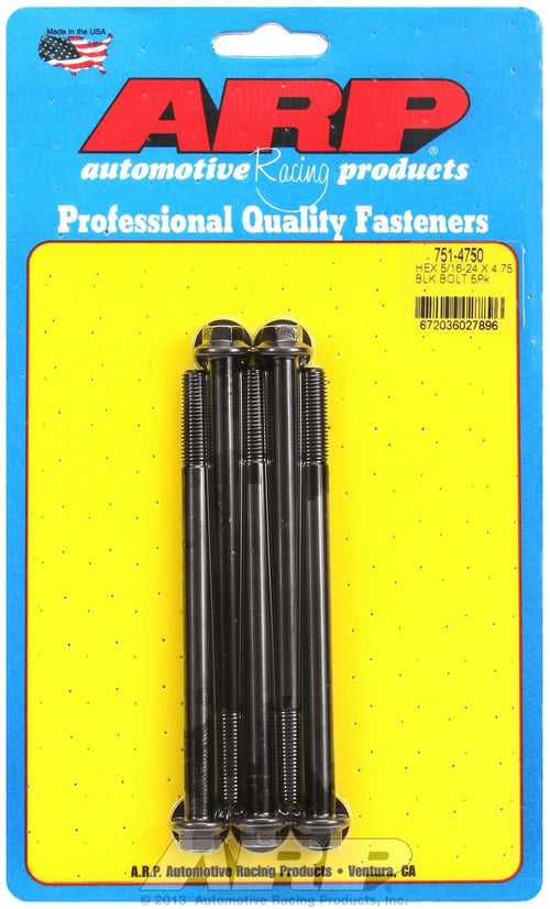 Hex ARP (751-4750) Oxide Bolt, Black