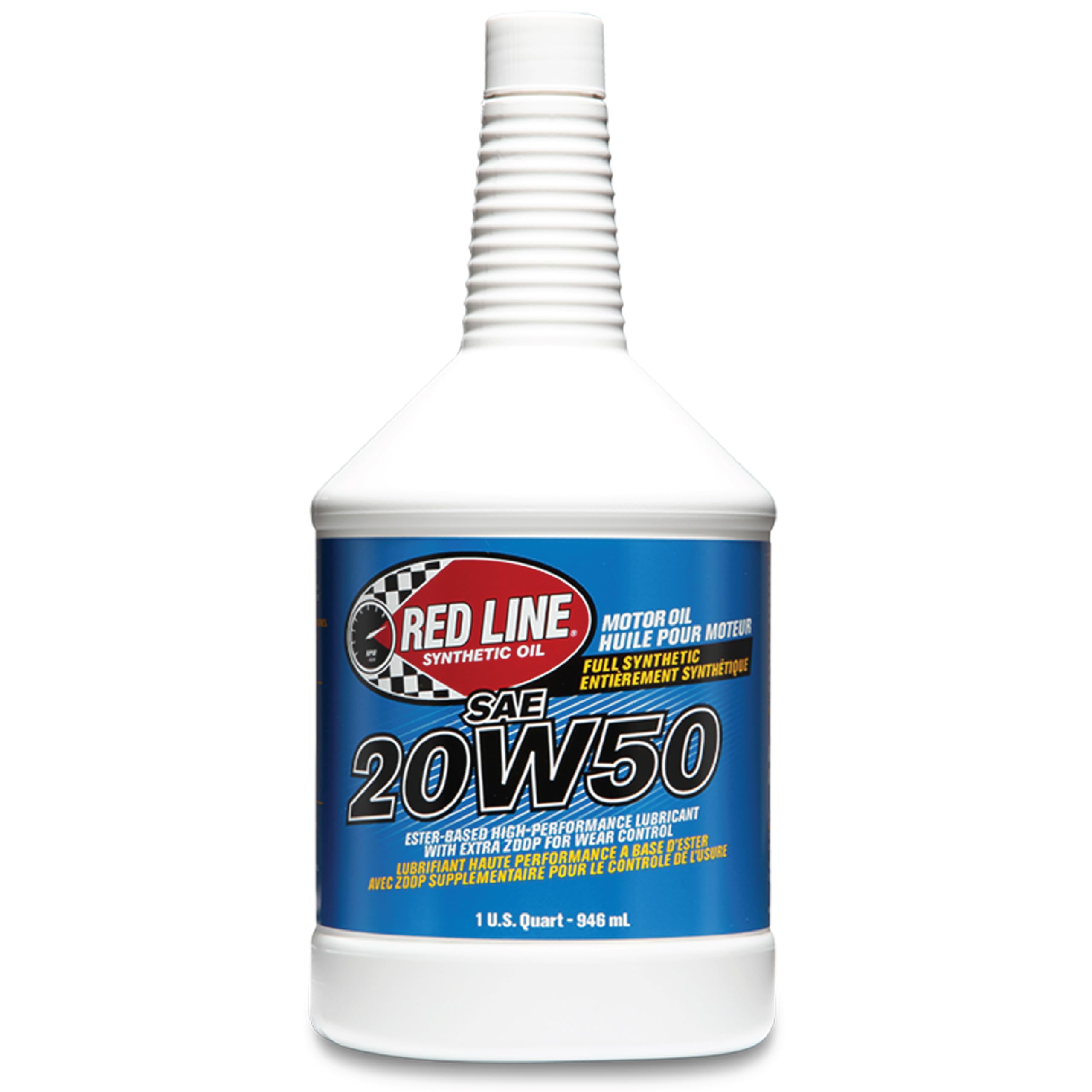 12504 Red Line SAE 20W50 Fully Synthetic Motor Oil - 1 Quart