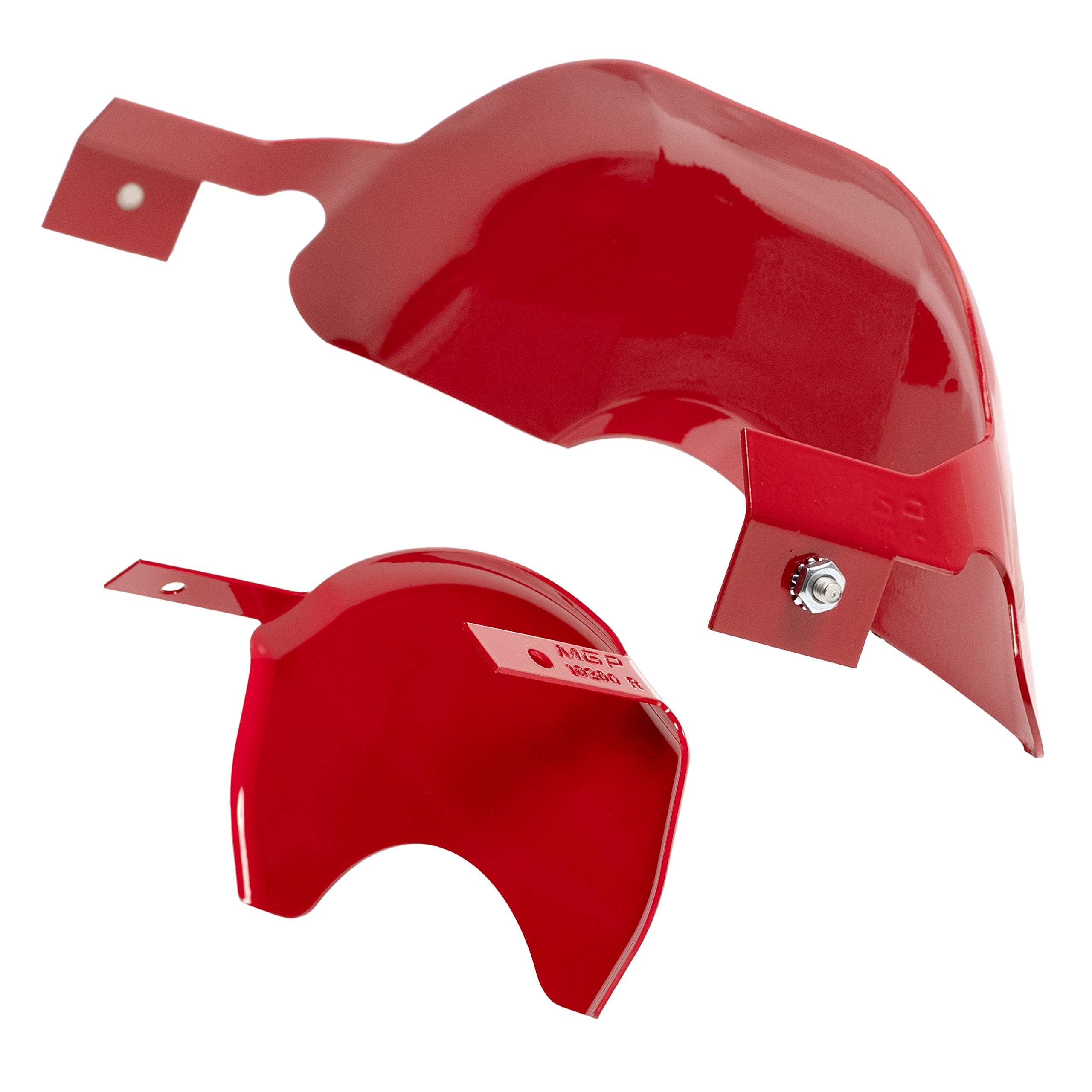 Brake Caliper Covers MGP - 2015-2023 Ford Mustang - Front and Rear Set - Mustang/GT Logo – Red