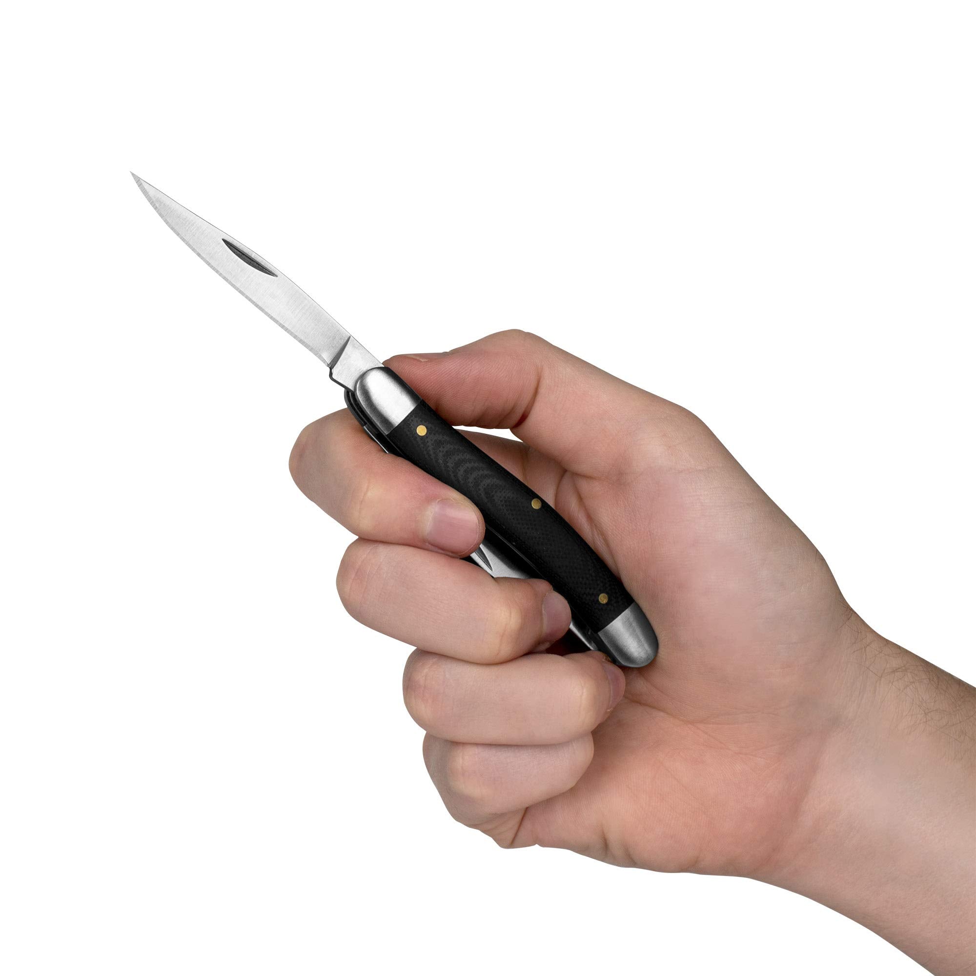 Brandywine Kershaw Slip Joint Knife Black G-10 (2.6" Satin) 4382