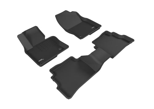 Kagu Floor Mat 3D MAXpider Custom Fit (Black) Compatible with Mazda CX-5 2017-2025 - R1 R2