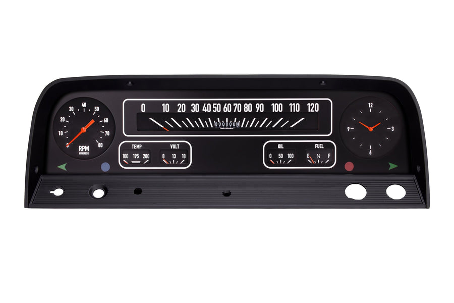 Classic Instruments Classic Truck Gauge Package CT64B Black