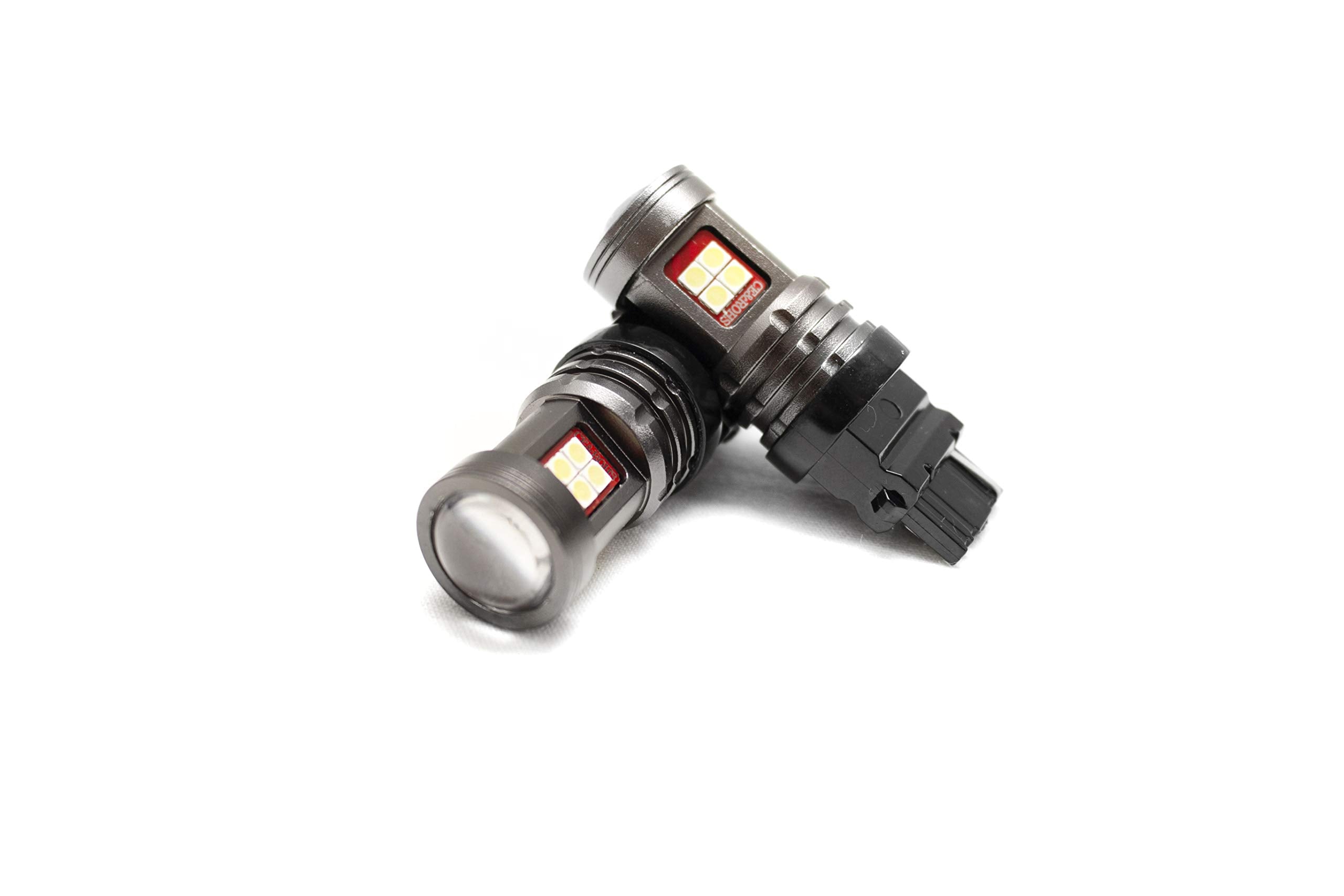 Terminator Series WHITE Race Sport Lighting 3156 Base LED Replacement Bulbs - Back-Up Light, Rear, Fog Light, Turn Light