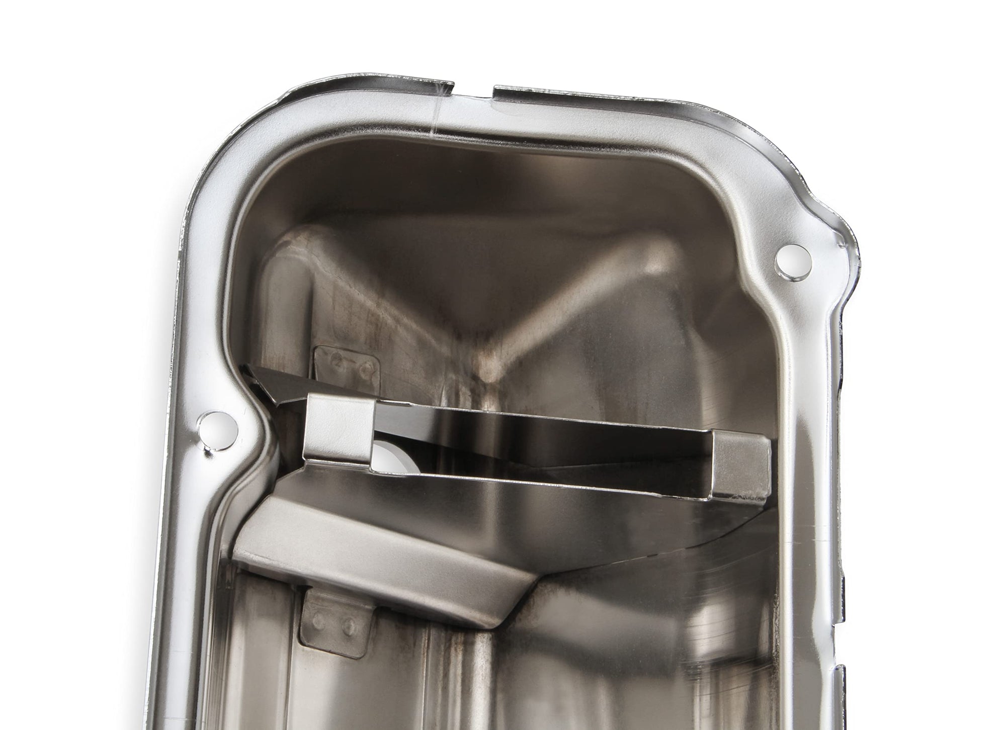 Chrome Valve Covers Mr. Gasket 9413 with Baffle