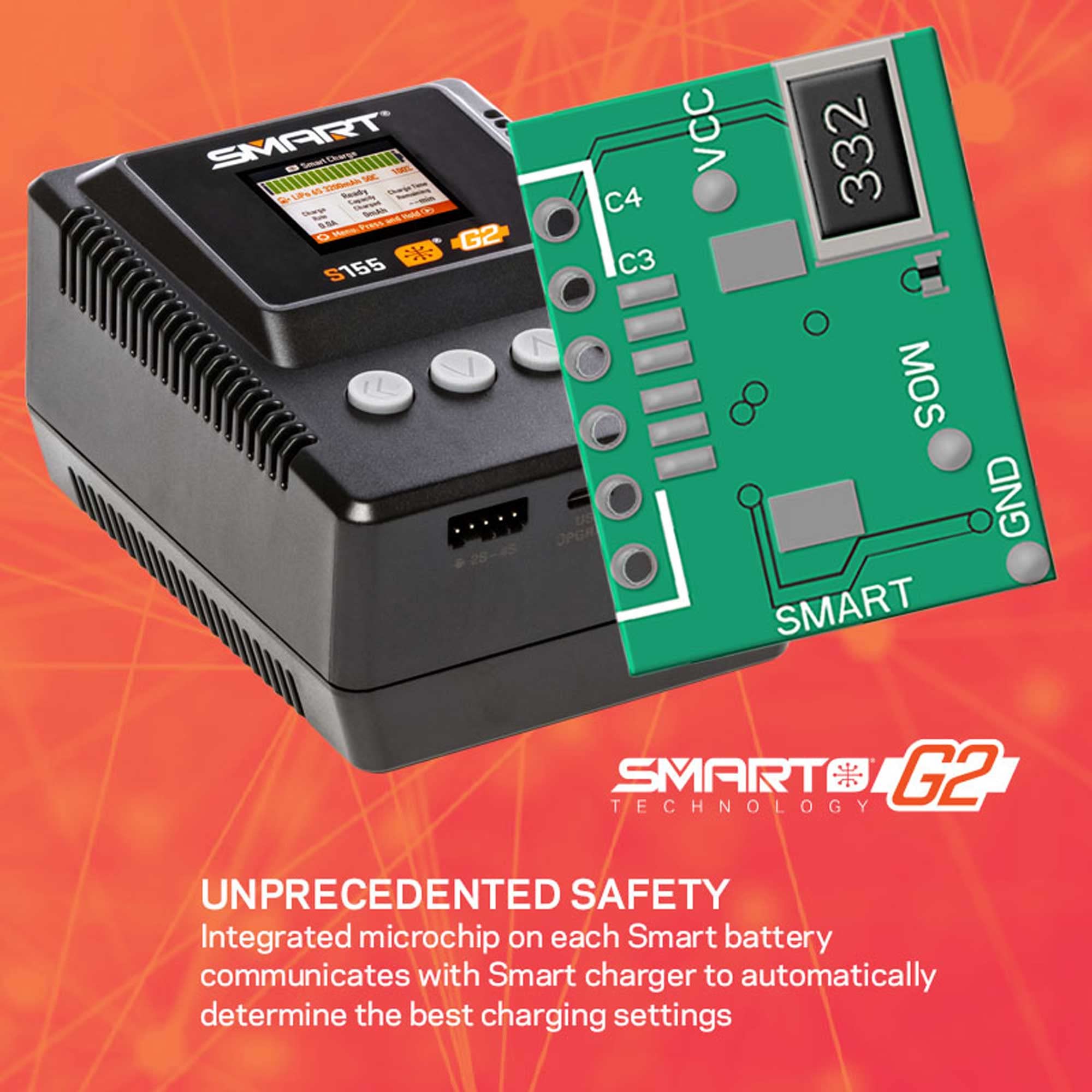 S155 G2 Spektrum 1x55W AC Smart Charger, SPMXC2050
