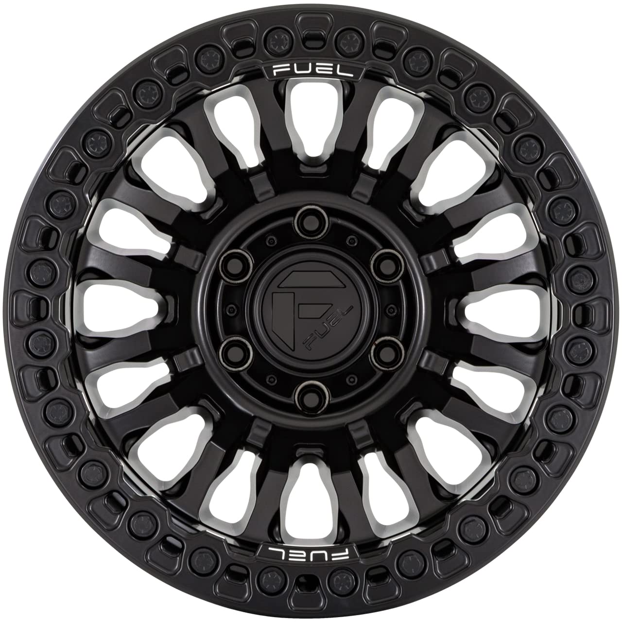 FUEL OFF-ROAD BEADLOCK FC125 RINCON 20X10 5X5.0 3.61-48mm BLACKOUT - FC125MX20105048N