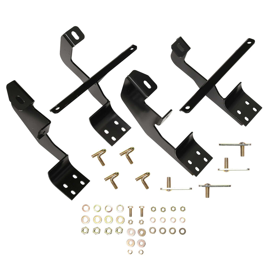 Westin Premier 22-1975 Oval Nerf Bar Mount Kit fits 2011-2019 Explorer 4Door Black Pair