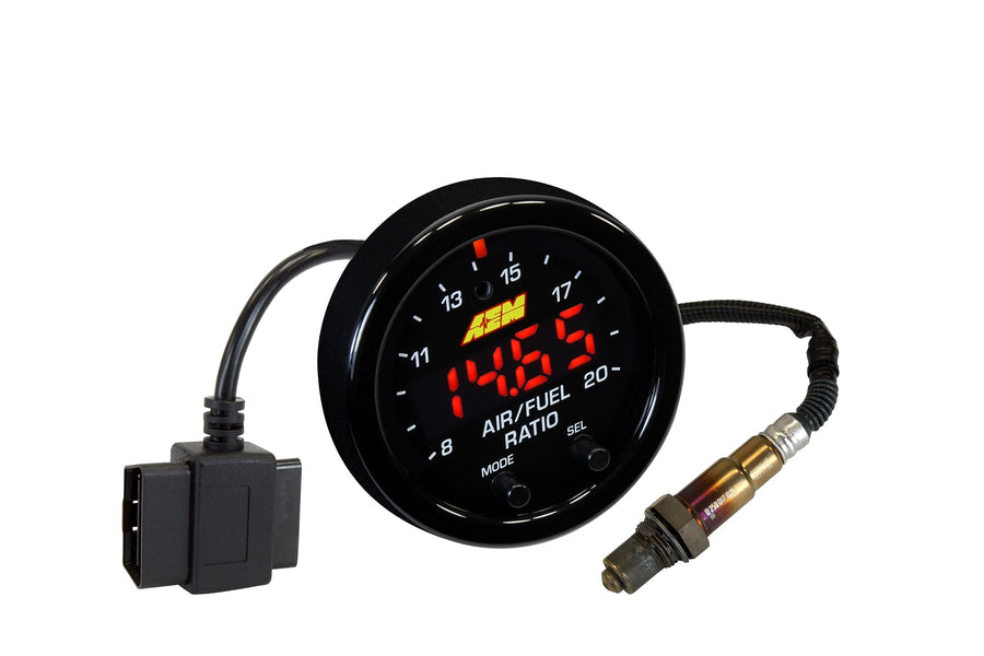 30-0334 Aem Afro Sensor Controller (X-Series Wideband Ugo Gauge With Obie Connectivity) 2.0625 x 0.825 inches
