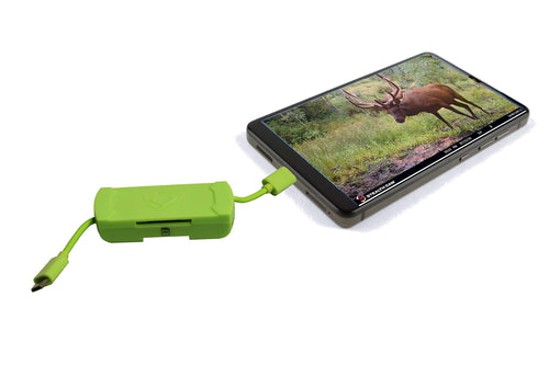 HME Portable Compact SD Card Reader for Android Devices with On The Go Technology (OTG) One USB 2.0 Hub