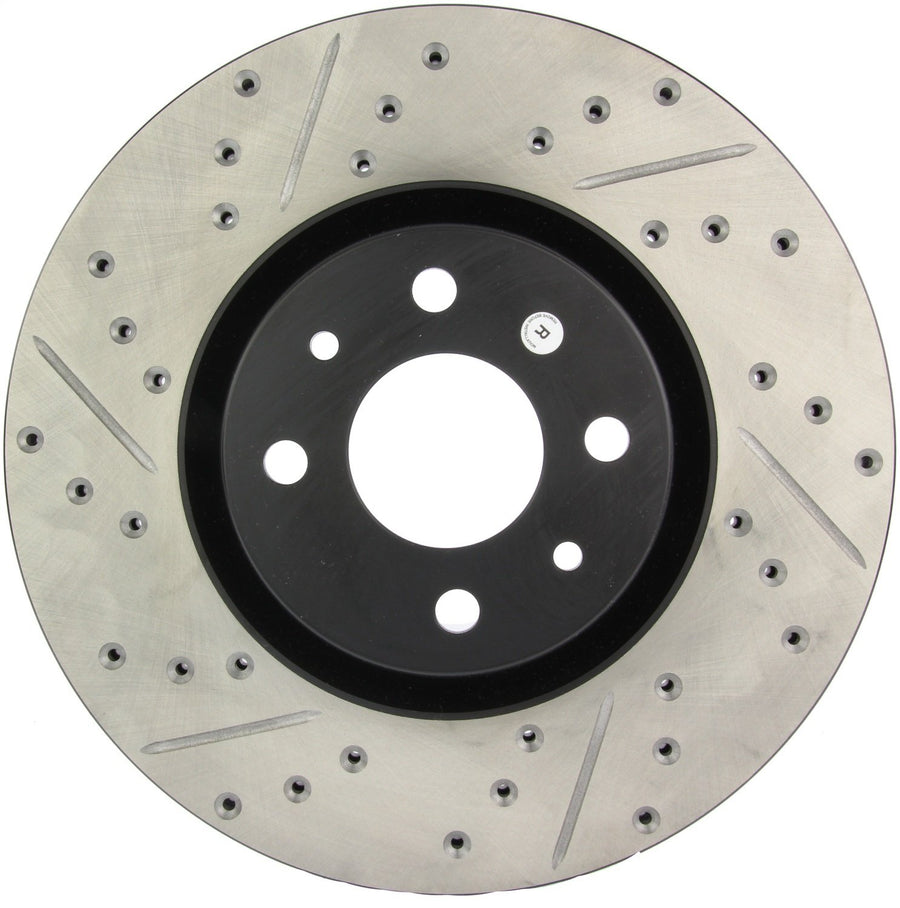 Sport Drilled/Slotted Brake Rotor StopTech 127.04004R (Front Right), 1 Pack