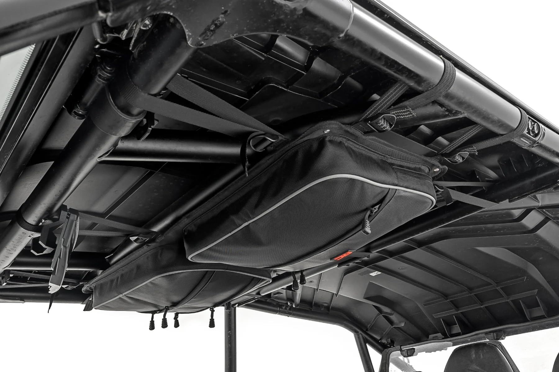 Rough Country Roof Storage Bag Overhead for Polaris RZR & Can-Am Defender MAX – 1680D Water-Resistant UTV Cargo Bag
