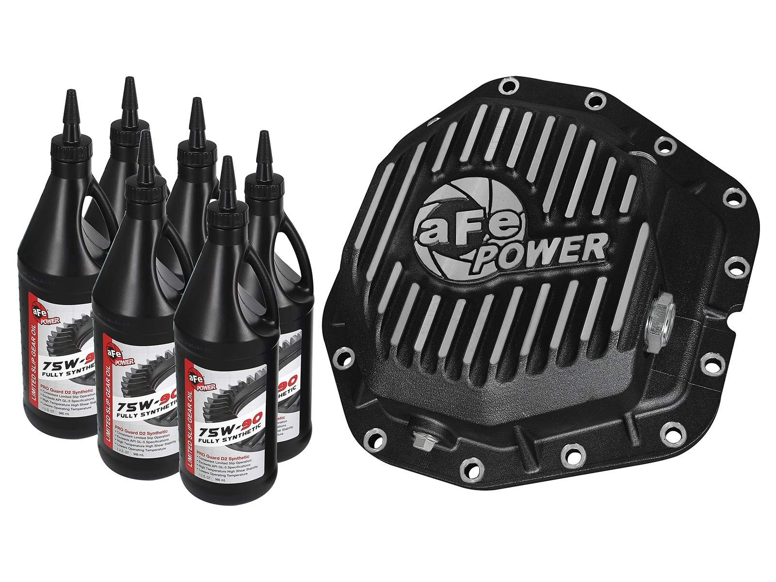 Rear Differential Cover aFe Power 46-70382-WL, 1 Pack