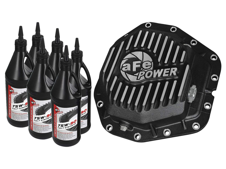 Rear Differential Cover aFe Power 46-70382-WL, 1 Pack
