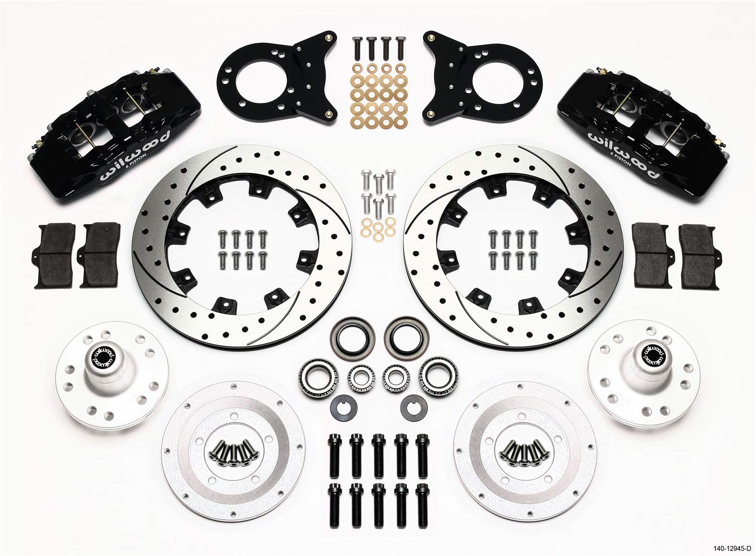 Front Hub Kit DP6A,12.19" Drilled