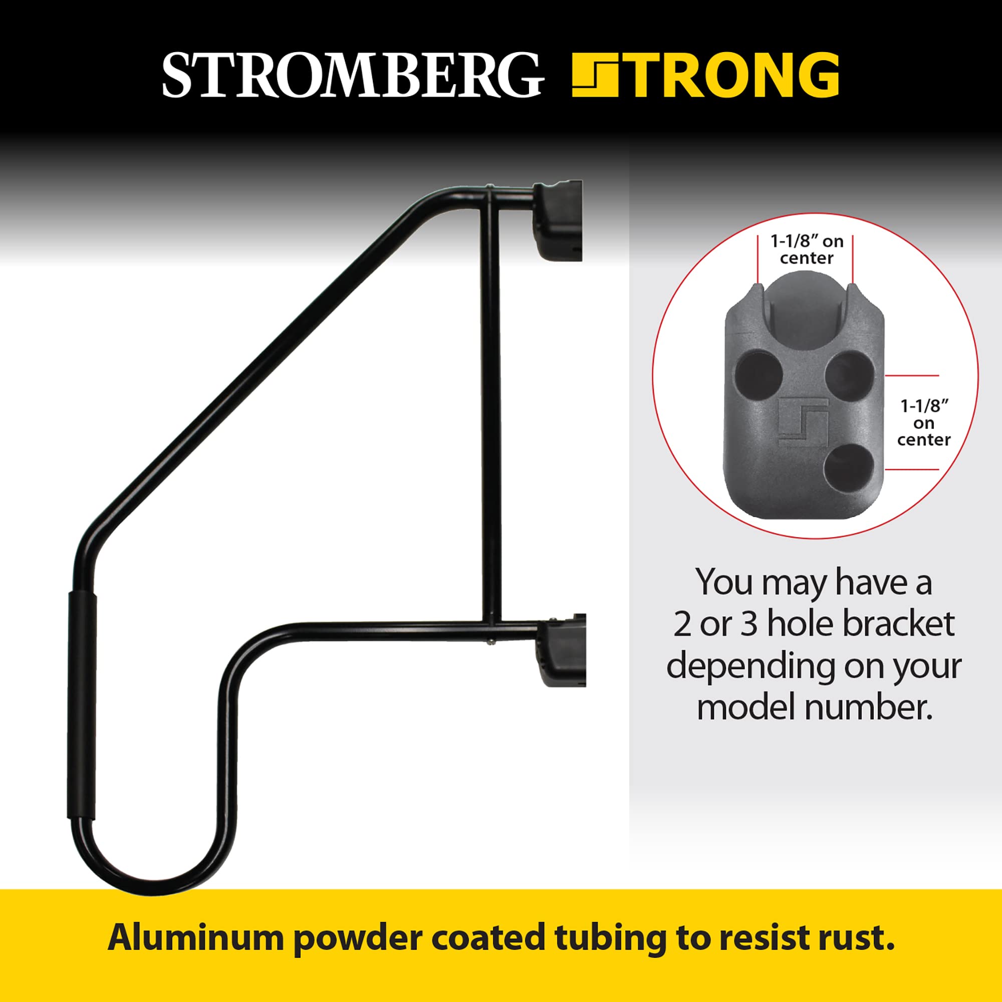 Stromberg Carlson Lend-A-Hand AM-533 Extended Assist Rail - RV Handrail, RV Handle Grab Bar by Door, Camper Hand Rail, RV Step Handrail, Trailer Door Handle, Grab Handle, 37" Overall Drop, Black