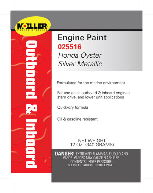 Honda Marine Paint Moeller, Silver Metallic