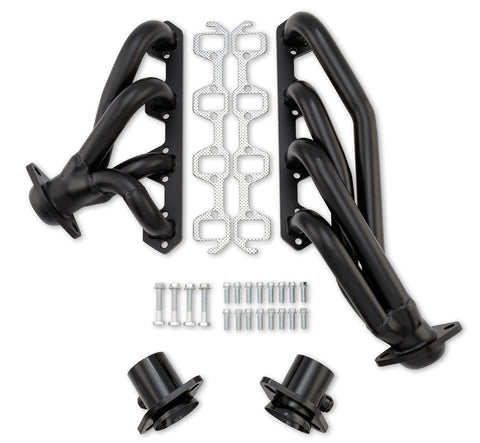 Scott Drake High-Temp Black Shorty Headers Compatible with 1966-1977 Ford Bronco, Model C6TZ-9430-BK-SH