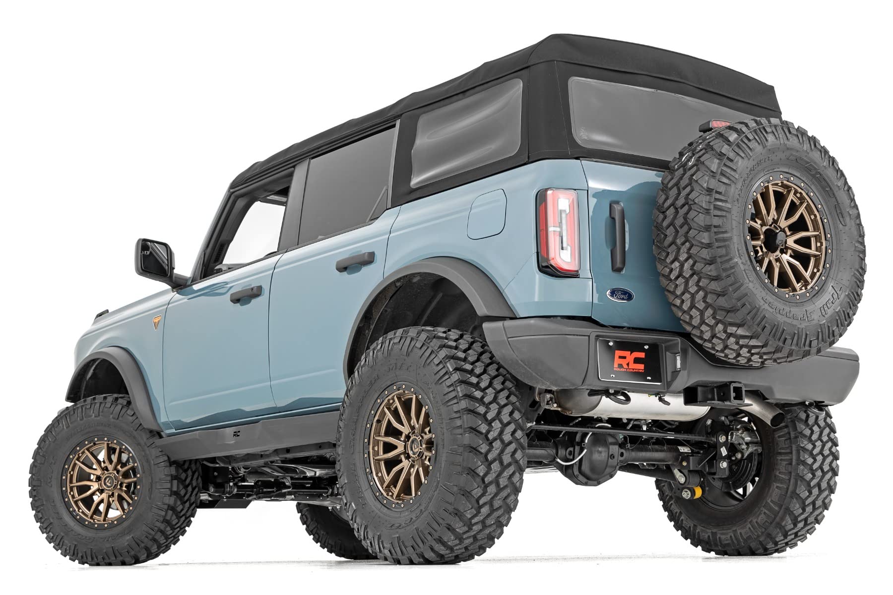 Rough Country 2" Receiver Hitch Class III for Ford Bronco (2021-2025) - Adds 3500LB Towing Capacity, Easy No-Drill Installation