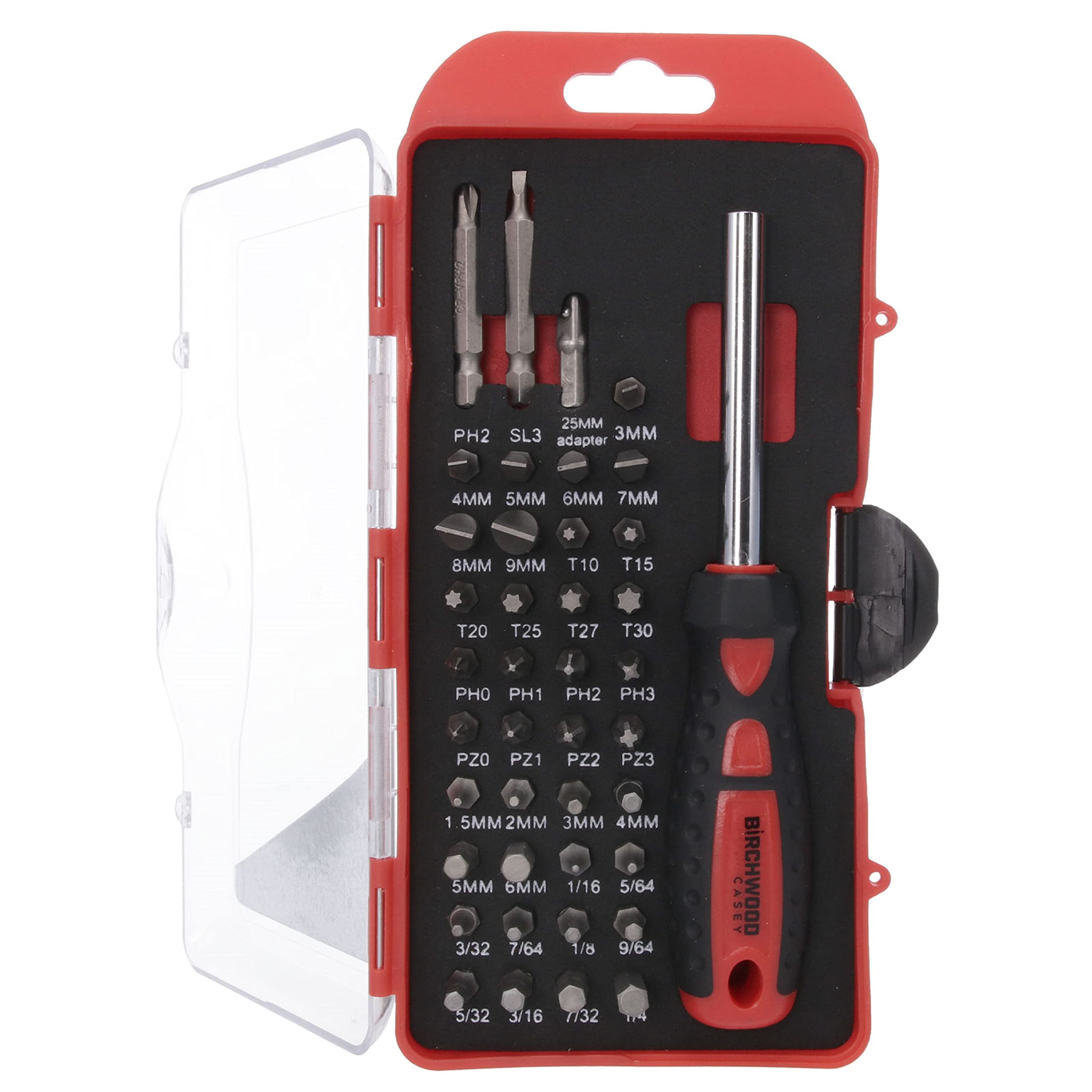 Pro Screwdriver Kit BIRCHWOOD CASEY | Durable Versatile Gunsmithing Wrench 40 Piece Set | Case Included