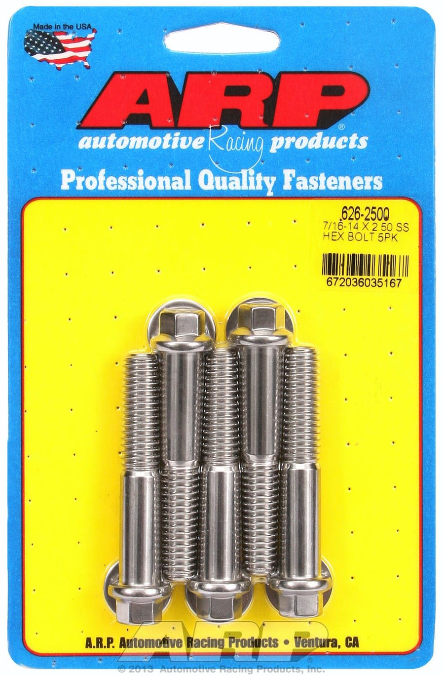 Hex Bolt ARP (626-2500), Stainless Steel