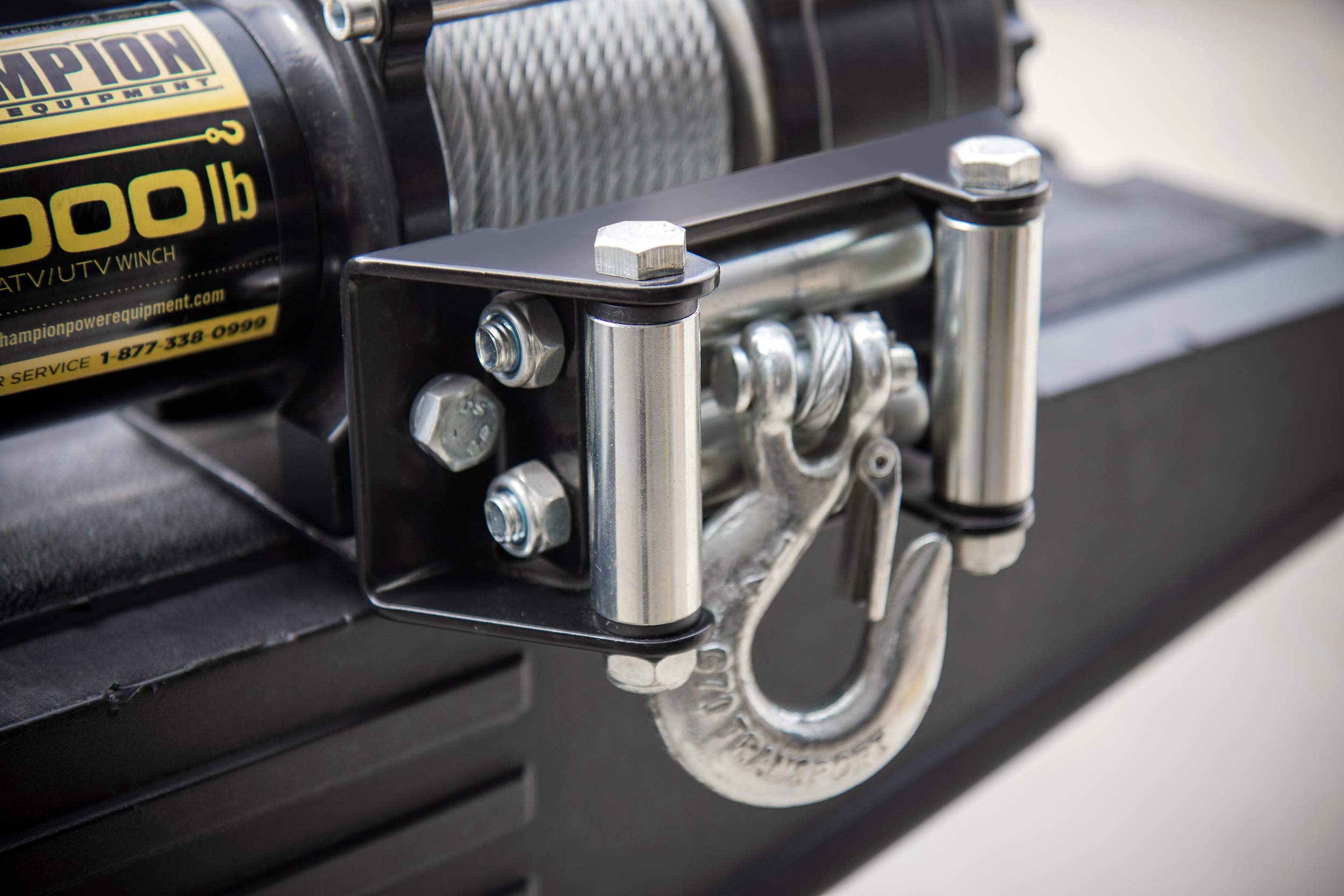 20009 Champion Power Equipment Roller Fairlead for ATV/UTV Winches 3500 lb. or Less Wire Cable