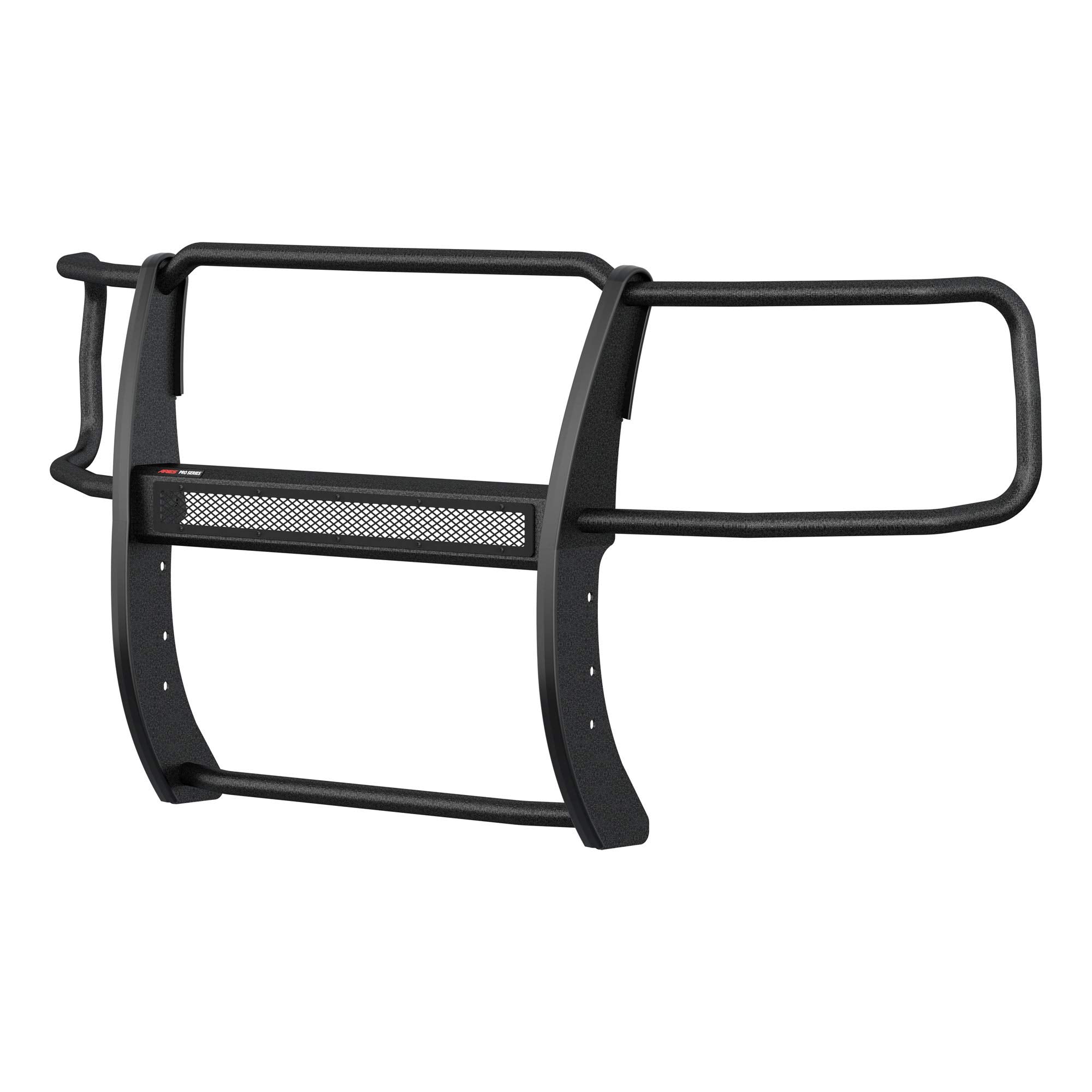Pro Series ARIES Black Steel Grille Guard, No-Drill, Select Chevrolet Silverado 1500