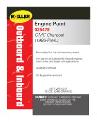 OMC Drive Systems Paint, Moeller Charcoal Non Metalic