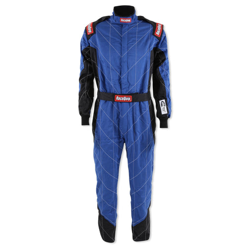 Chevron-5 RaceQuip® Driving Suit SFI 3.2A/5 Double Layer Blue Medium 91609239